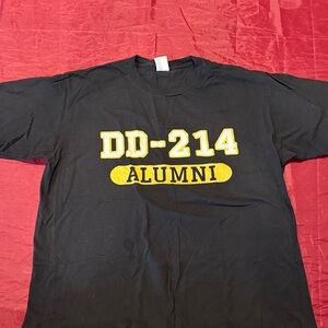 DD-214 Alumni Black T-Shirt